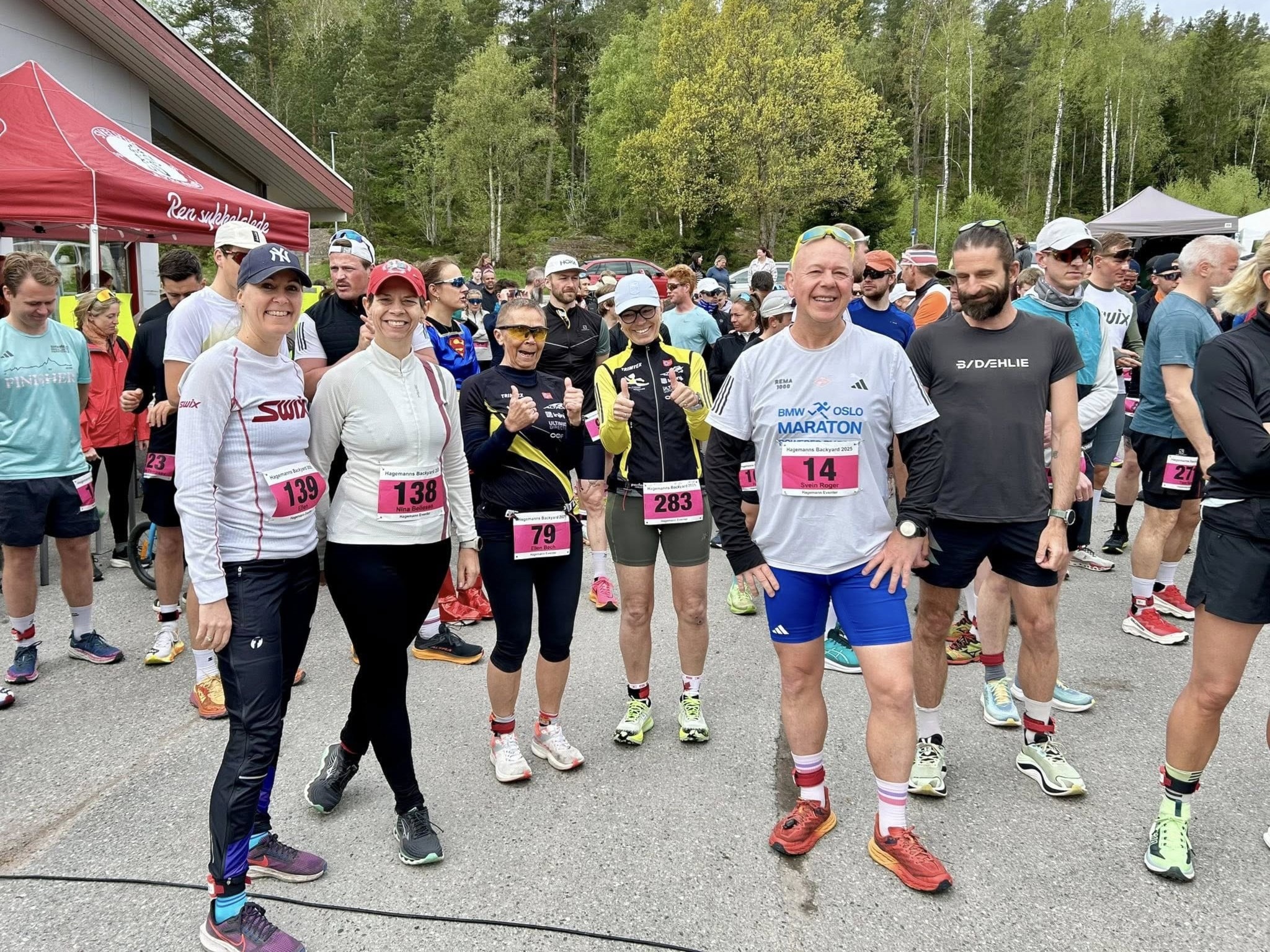 Jon-Andre Fosstvedt løp 18 runder på Hagemanns Backyard, 7 deltakere fra klubben